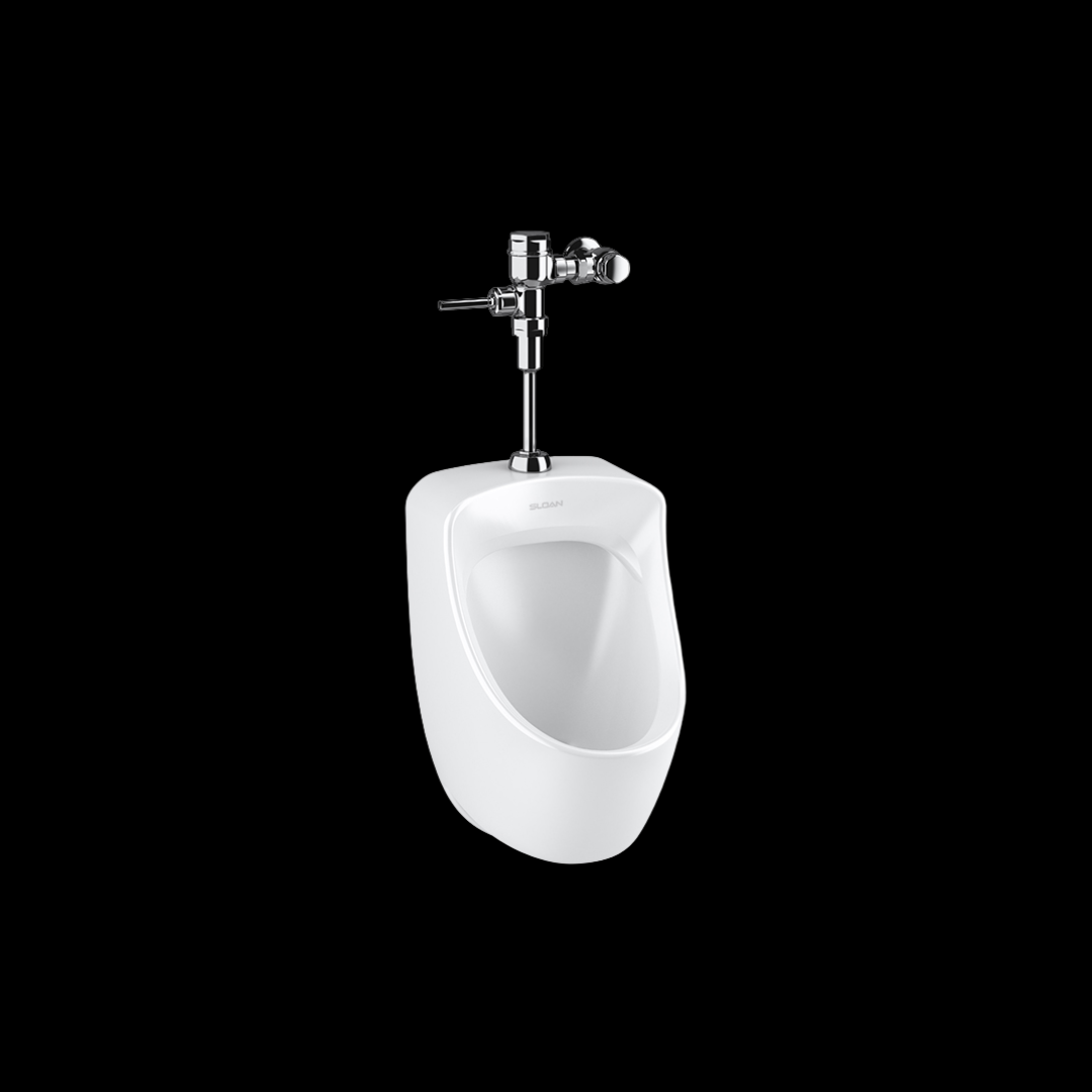 SLOAN_Sanitaryware_SU-7009 Urinal and CROWN 186 Flushometer